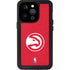 NBA Atlanta Hawks Distressed iPhone 15 Pro Waterproof Case